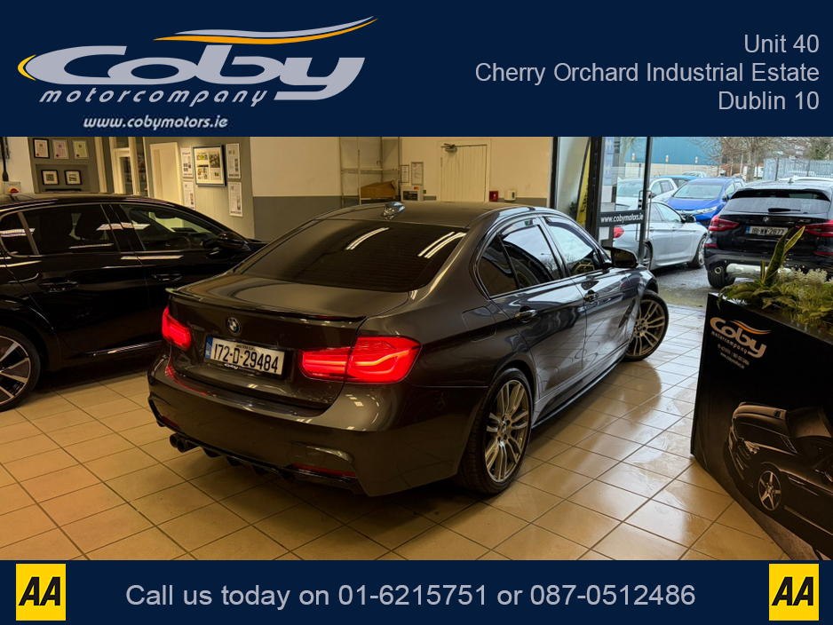 2017 BMW 3 Series 330 F30 E M Sport 4DR Auto. New NCT, Full Body Kit, 2Keys, Sat Nav, MFSW, Full Electrics, Cruise Control, Dual Climate Control, Mirror Link, Heated Seats, Parking Sensors, and more. €15,950