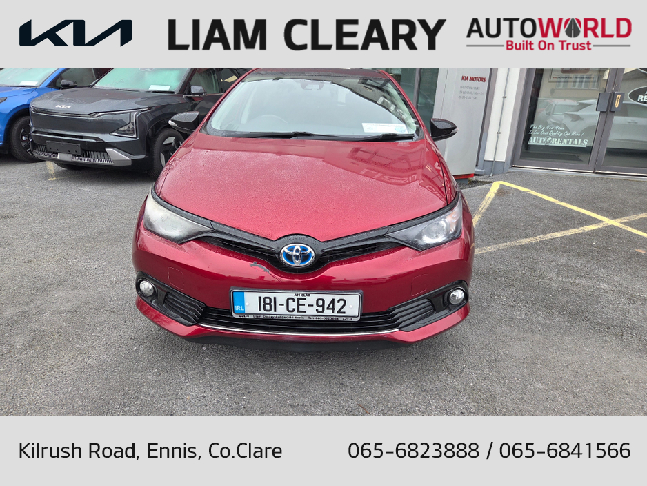 2018 Toyota Auris HYBRID LUNA SPORT AUTO 4DR €17,495