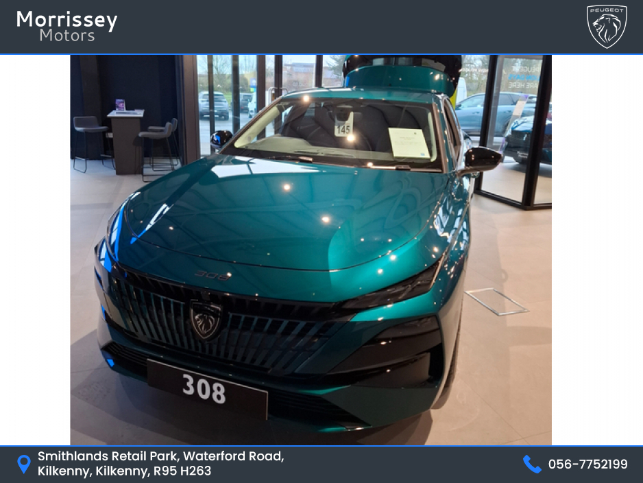 2026 Peugeot 308 ALLURE HYBRID 145BHP STD 4 €33,950