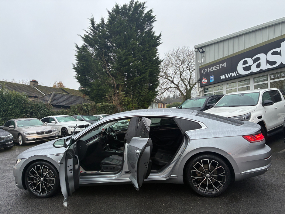 2019 Volkswagen Arteon 2.0 TSI  4 MOTION 280BHP VIRTUAL DASH FULL LEATHER HEATED ELECTRIC SEATS SAT NAV CARPLAY ANDROID AUTO BLIND SPORT PARKING SENSORS SELF PARKING ASSIST 360 CAMERA DYNAUDIO SOUND SYSTEM €29,950