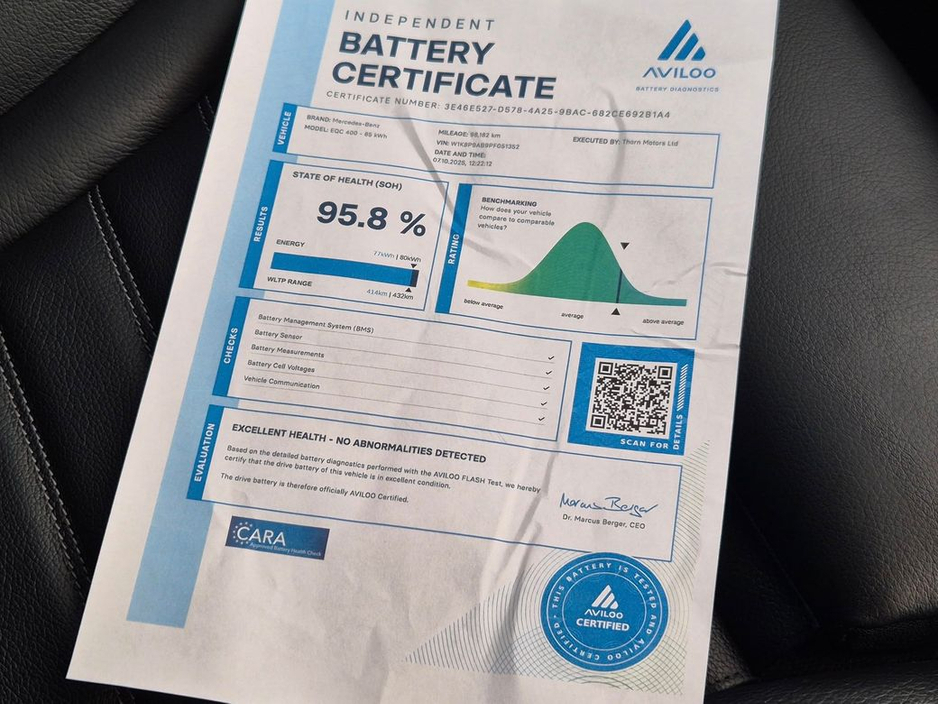 2022 Mercedes-Benz EQC 400 AMG Line Premium EV (408bhp), 20" Alloys, CarPlay, Camera, Electric Tailgate - First Registered in December 2022 - Trade in Price €35, 999 €34,999