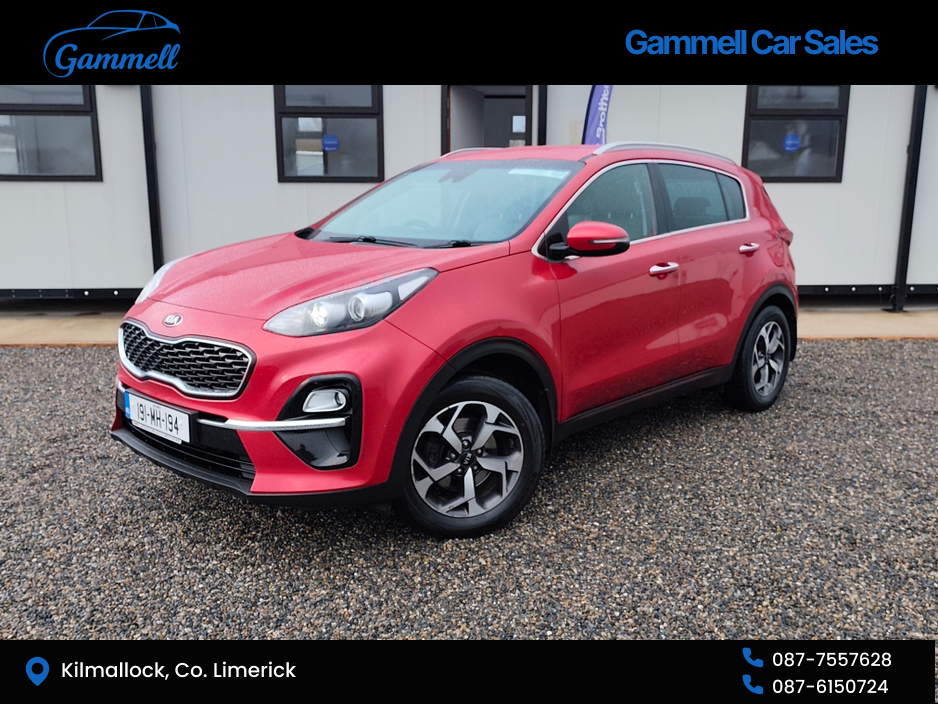 2019 Kia Sportage €65 P/W K3 5DR €15,800