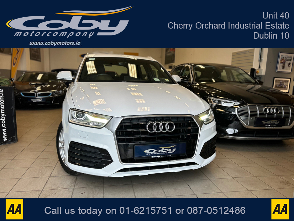 2015 Audi Q3 1.4 TFSI S Line Auto 150 S-TRONIC.  IRISH CAR. Immaculate Irish Car with 2 Keys, Service History, NCT, Alloy Wheels, Air Con, MFSW, Parking Sensors Front and Rear, Full Electrics and much more. €16,950
