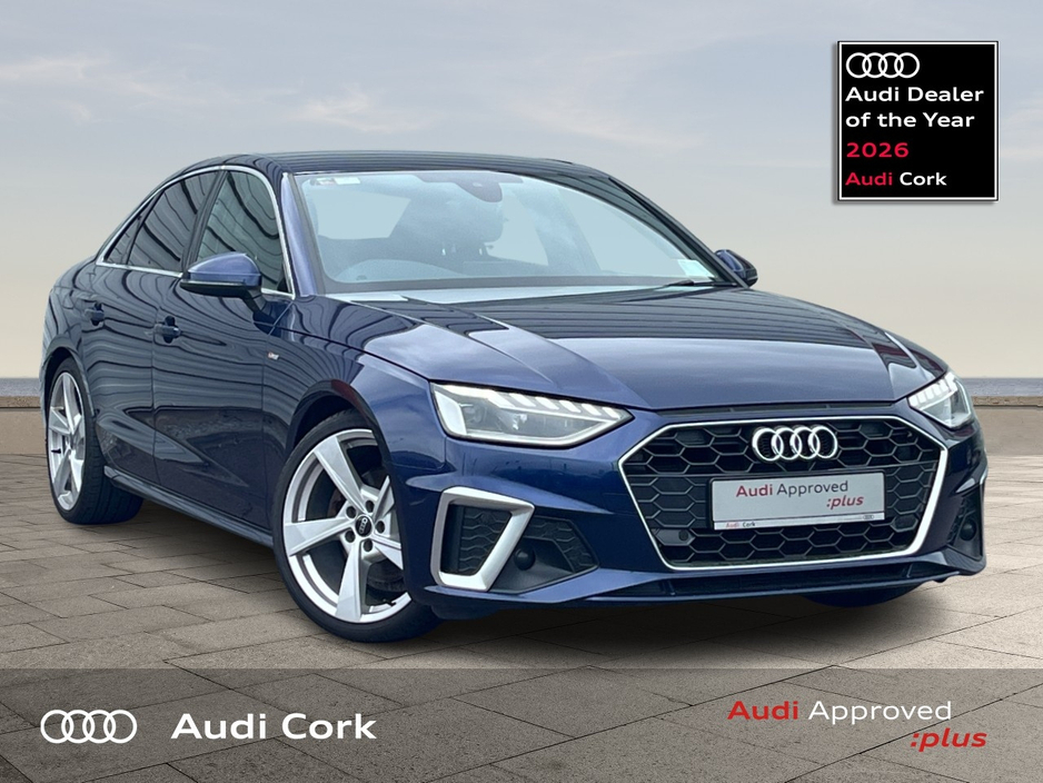 2022 Audi A4 2.0 35TDI 163BHP S-LINE AUTOMATIC WITH AMBIENT LIGHTING €36,995
