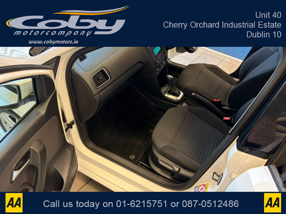 2014 Volkswagen Polo 1.2 AUTO 5DR. New NCT done before collection, Alloy Wheels, Air Conditioning, Hands Free, AUTO Wipers, Full Electrics, 2 Keys, Folding Rear Seats, Luggage Cover and more. €10,450