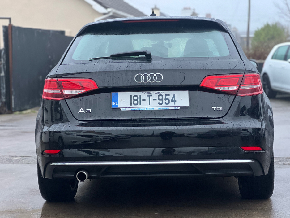 2018 Audi A3 LOW MILEAGE SPORTBACK 1.6 TDI 116 SE 4DR €17,950