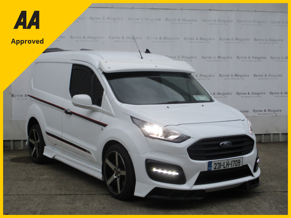 2023 Ford Transit Connect CONNECT HP TREND - 1.5 TD 100 T6.2 M6 . TREND MODEL WITH 3 SEATS, LOW KMS AIR CON,  ALLOYS LED LIGHTS,  FULL SPORTS BODY KIT. FULLY SERVICED AND DOE  TESTED WITH WARRANTY !! €23,500