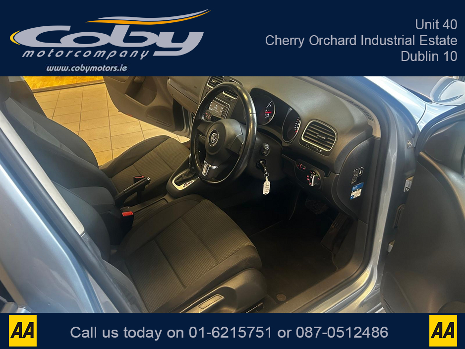 2012 Volkswagen Golf 1.2 5DR AUTO. NCT, Alloy Wheels, Air Conditioning, Irish Radio, Auto Lights/Wipers, Folding Rear Seats, Bluetooth, Full Electrics, FSH, & more. €8,450