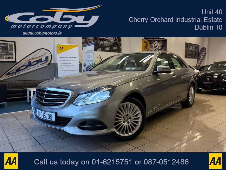 2015 Mercedes-Benz E Class 200 BLUETEC ELEGANCE 4DR AUTO. NCT, Full Leather, Alloy Wheels, Hands Free, Heated Seats, Dual Climate Control, Cruise Control, MFSW, Paddle Shift, Parking Sensors & more. €15,950