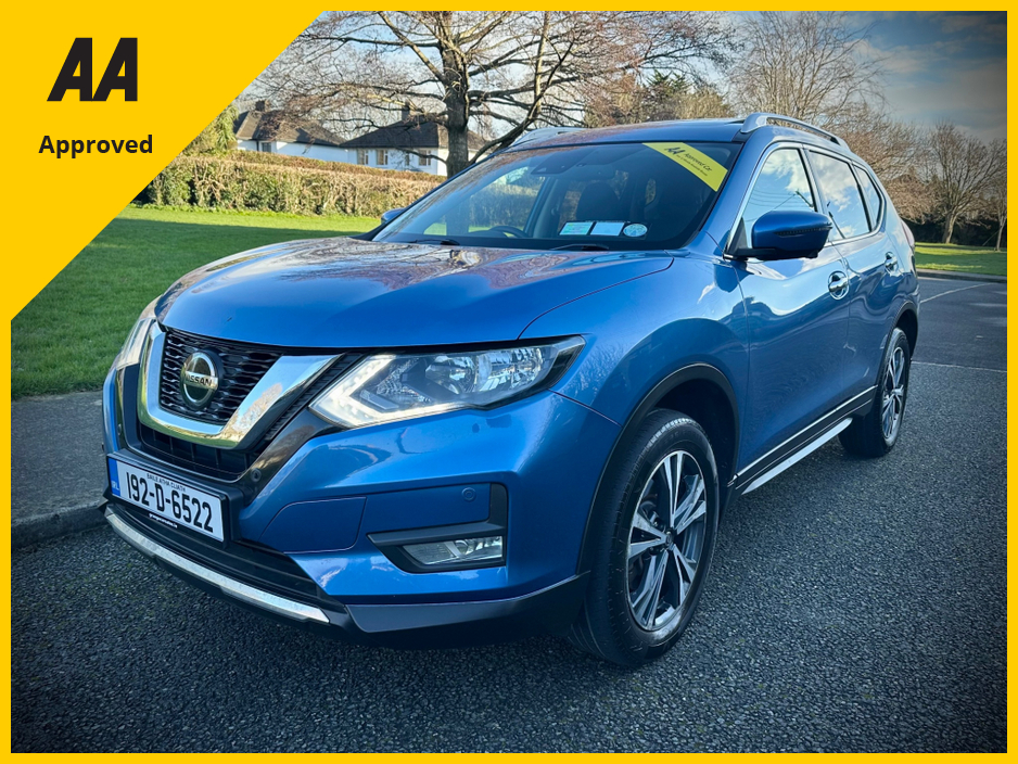 2019 Nissan X-Trail 1.7 Diesel 7 Seater SV Premium | AA approved | 2 keys | Panoramic roof | Service history | July 27 nct | 280e tax | Sold serviced and valeted with warranty provided. €17,750