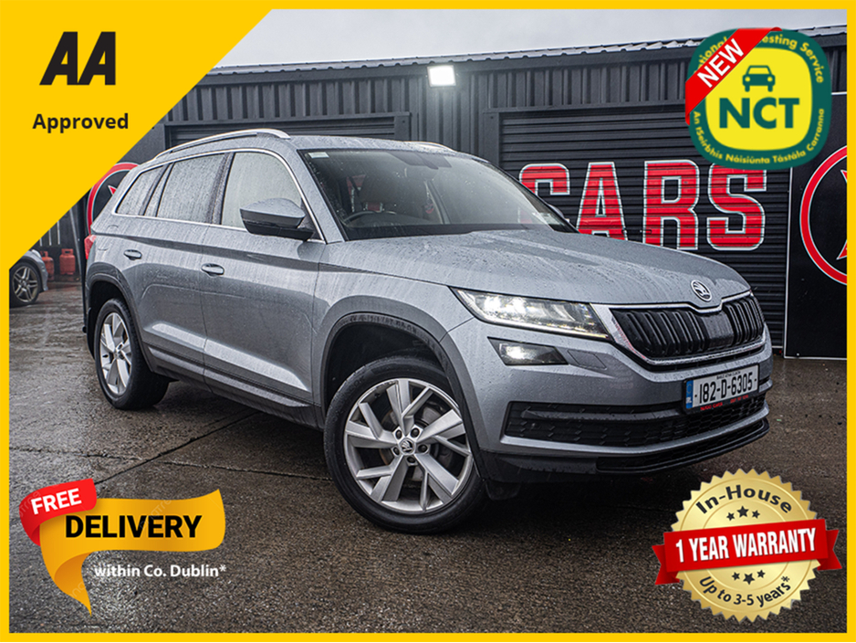 2018 Skoda Kodiaq 182 Kodiaq 2.0d Automatic/High spec/1yr warranty €27,888