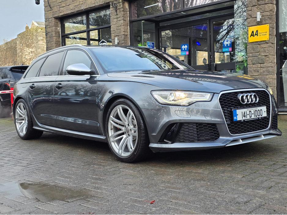 2014 Audi RS6 4.0 TSFI V8 TWIN TURBO 560 BHP. ONLY 59000 MILES. FSH. FINANCE ARRANGED. SIMI. AA APPROVED. €59,950