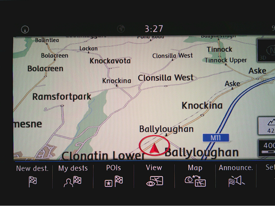 2018 Volkswagen Golf NEW NCT 2028, HIGHLINE, HEATED SEATS, REVERSE CAMERA, SAT./NAV., CRUISE, €190 TAX, LOW KMS. HISTORY. €16,999