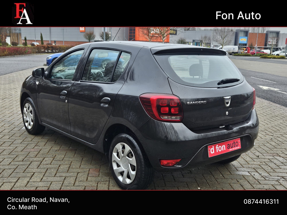 2018 Dacia Sandero 1.0 PETROL AMBIANCE MODEL** NEW NCT01/28*SERVICED*FINANCE*WARRANTY *CALL 0874416311 €6,995