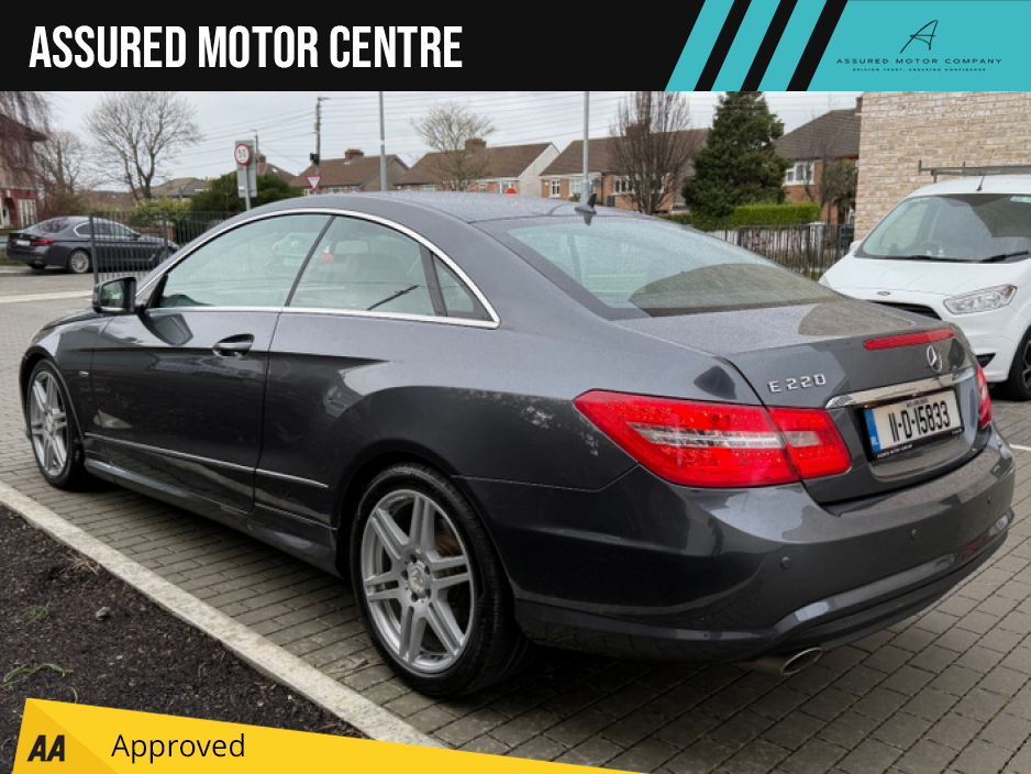 2011 Mercedes-Benz E Class E SERIES CDI AVANTGARDE SPORT 2DR AUTO**FULL BLACK LEATHER INTERIOR**REAR PARKING SENSORS**AMG STYLE ALLOY WHEELS**CRUISE CONTROL**BLUETOOTH**HISTORY CHECKED**FINANCE ARRANGED** €7,995
