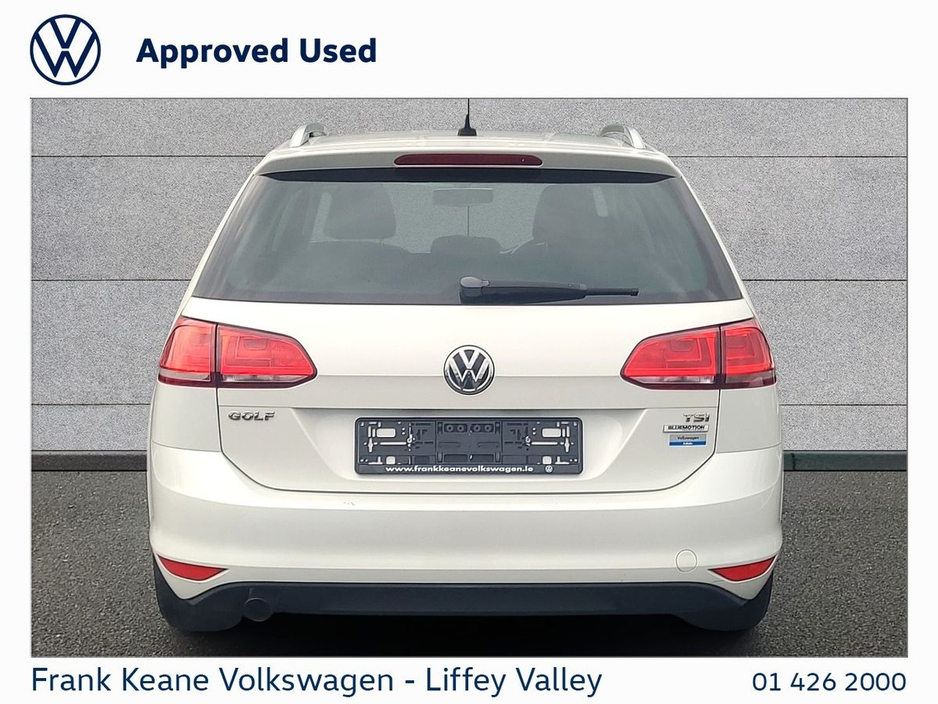 2016 Volkswagen Golf COMFORTLINE ESTATE AUTO 1.2TSI 115BHP *REAR VIEW CAMERA* *WHITE* *NEW NCT* *12 MONTHS FRANK KEANE WARRANTY* *FINANCE AVAILABLE* €14,495