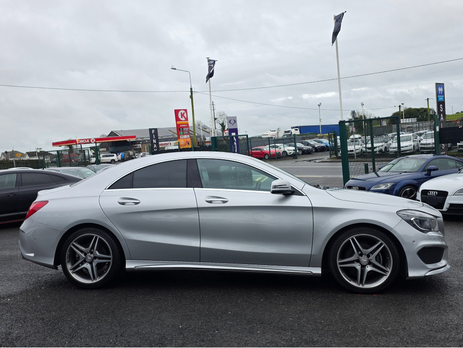 2016 Mercedes-Benz CLA Class 180 AMG LINE SAT NAV PACK LEATHER HEATED ELECTIC SEATS , CARPLAY - PRIVACY GLASS - REV CAMERA - ALLOYS - €19,750