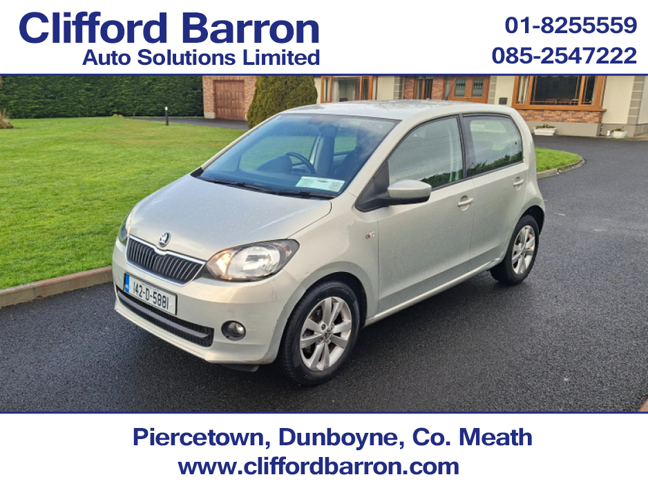 2014 Skoda Citigo ELEGANCE 5DR 1.0 MPI 75H ELE. 75HP ASG 4DR A €6,500