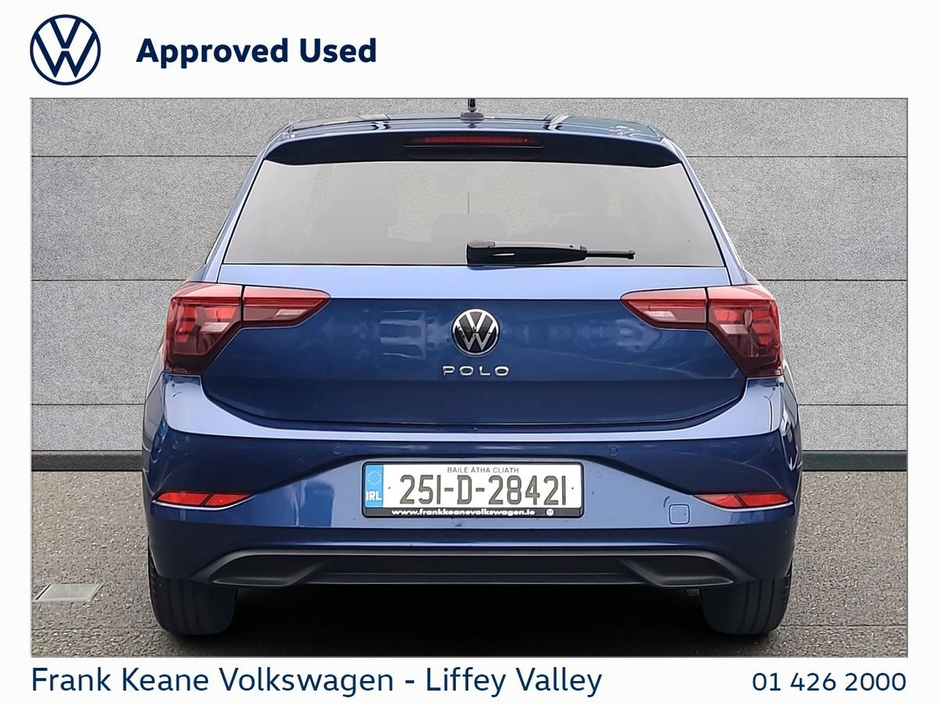2025 Volkswagen Polo EDITION 75 1.0TSI 95HP M5F *DUE SOON* *REEF BLUE* *PRIVACY GLASS* *REAR VIEW CAMERA* *CARPLAY* *PCP FINANCE AVAILABLE* €22,995