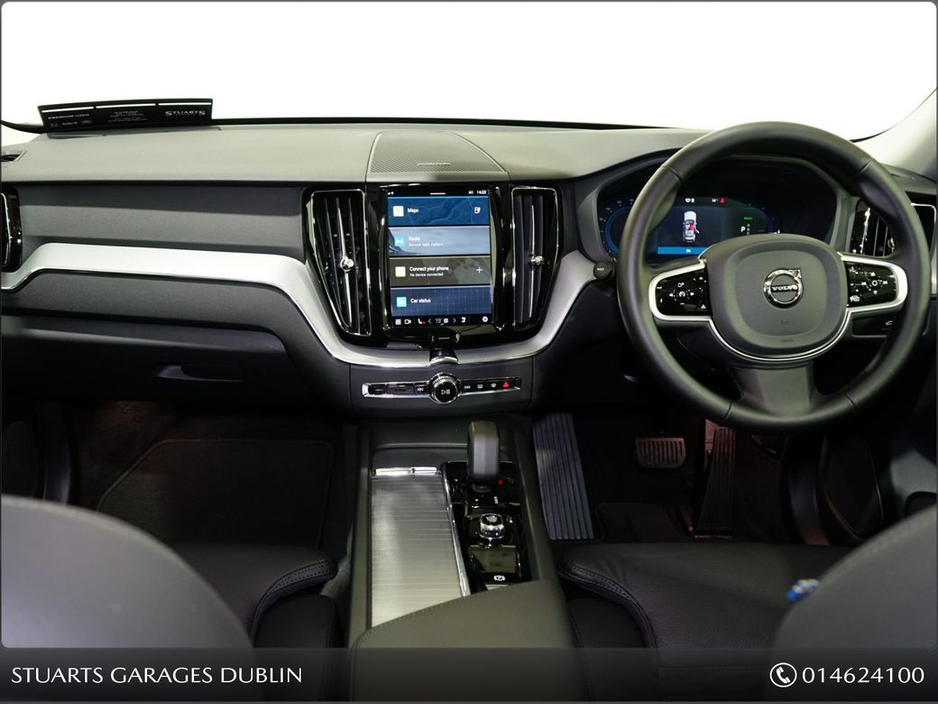 2025 Volvo XC60 T6 XC60 PLUS DARK: 20” UPGRADE DIAMOND CUT ALLOYS, VAPOUR METALLIC WITH CHARCOAL LEATHER, PANORAMIC ROOF, KEYLESS ENTRY, HEATED SEATS €61,945