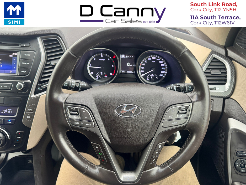 2016 Hyundai Santa Fe 2WD EXECUTIVE AUTOMATIC 5DR AU €17,850
