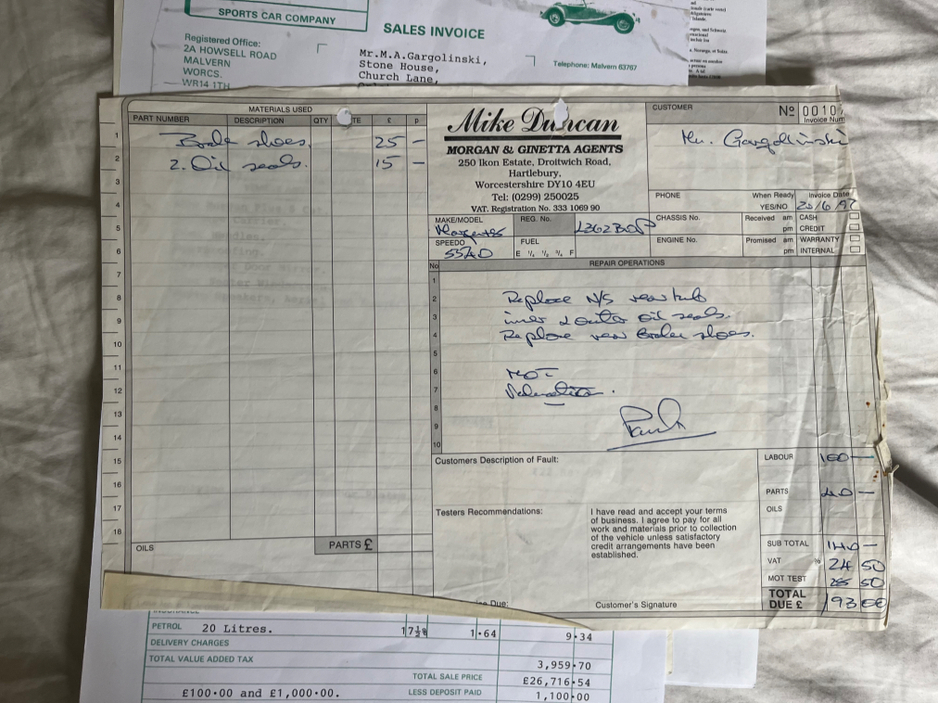 1994 Morgan Plus 4 + 8 3.9 injection €49,950