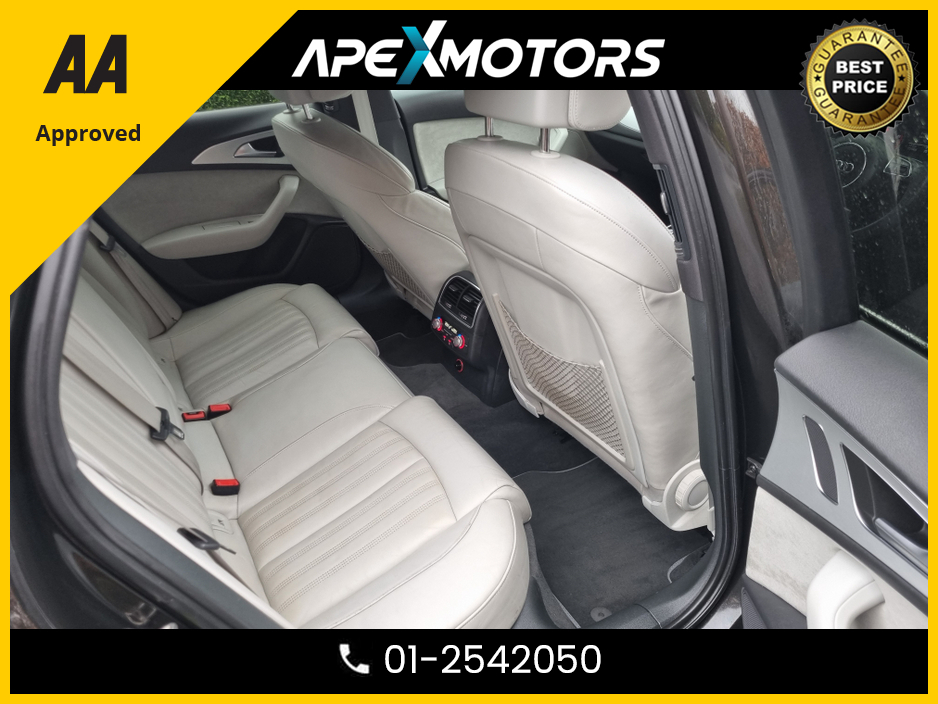 2015 Audi A6 FINANCE ARRANGED * 2.0 TDI S-LINE ULTRA 187BHP 4DR AUTO 190PS * NCT DEC-26 * CREAM LEATHER * IMMACULATE * STAMPED SERVICE HISTORY * AA APPROVED * 101 SAFETY CHECKLIST * AUTOMATIC (DSG) * HEATED SEATS €17,249