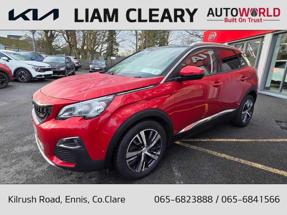 2020 Peugeot 3008 1.5HDI BLUE ALLURE 130BHP €20,495