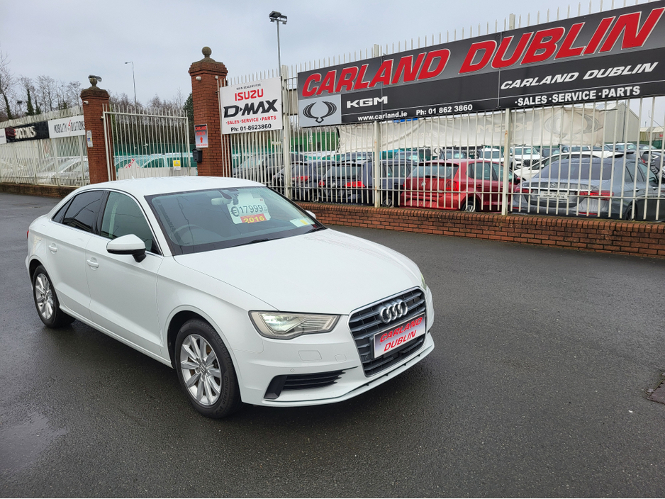 2016 Audi A3 Saloon (2yr warranty) 1.4 TFSI Automatic 8312 €17,999