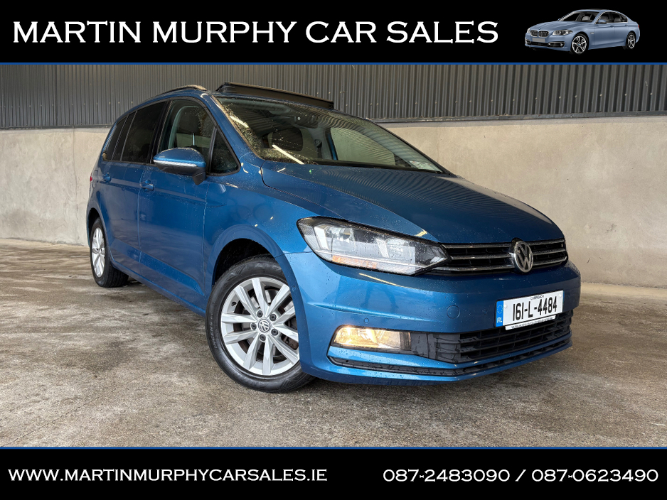 2016 Volkswagen Touran COMFORTLINE 1.6 TDI 110 BHP €12,950