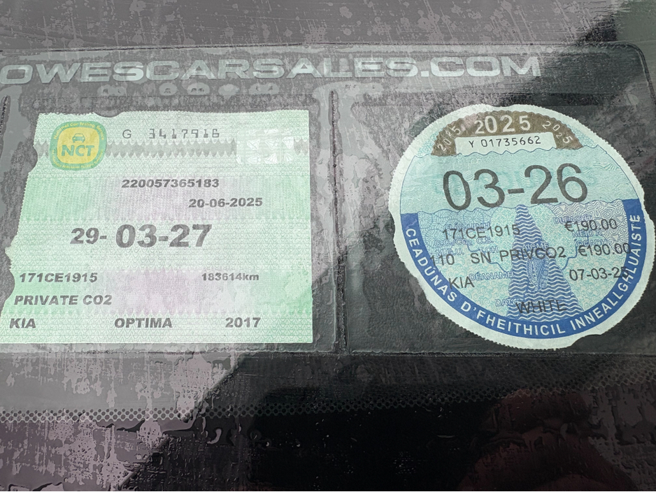 2017 Kia Optima EX 1.7 CRDI €9,950