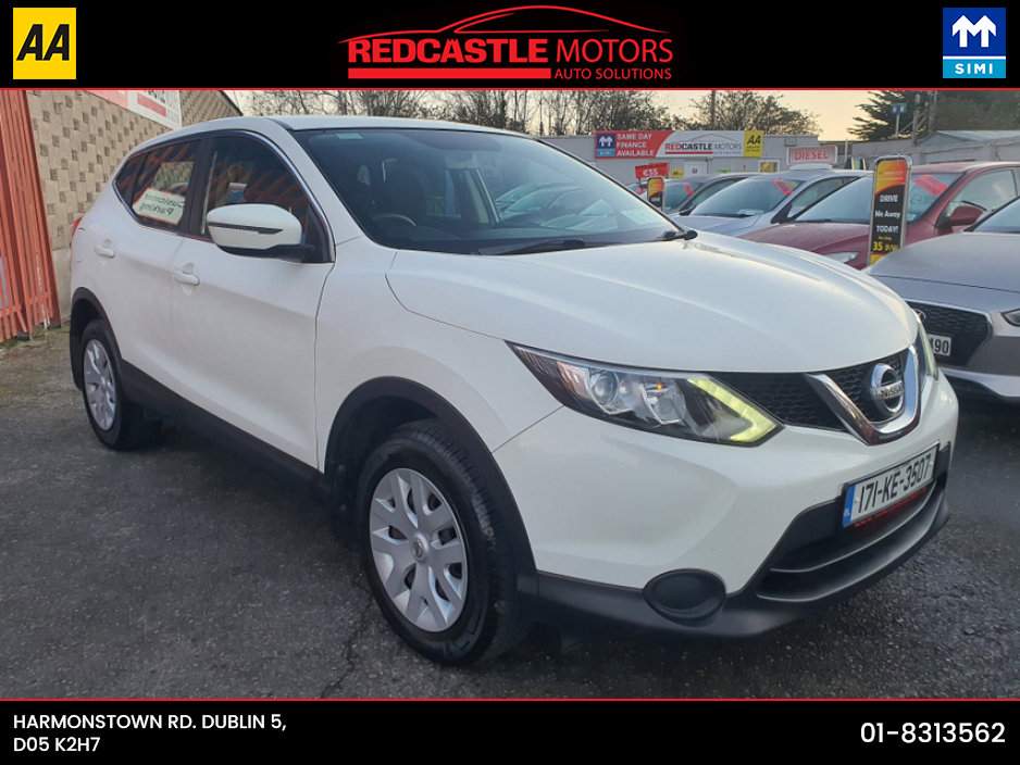 2017 Nissan Qashqai 1.2 PET XE E6 4DR (NCT 07/27) €12,950