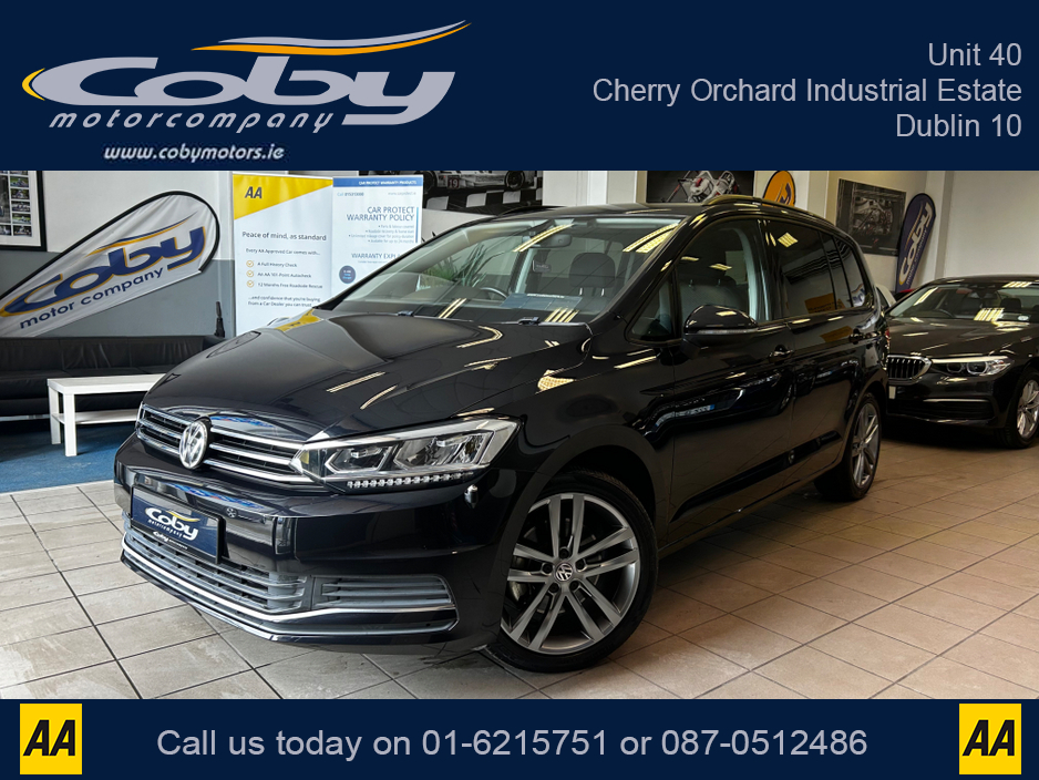 2016 Volkswagen Touran 1.4 TSI 5DR 7 Seater Auto. Stunning car with only 58km, 2 Keys, New NCT, Alloy Wheels, Bluetooth, Reversing Camera, Sat Nav, Dual Zone Climate Control, Full Electrics and Much More. €16,950