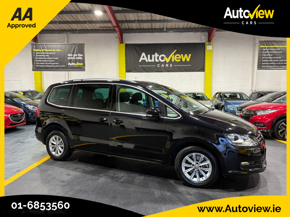 2018 Volkswagen Sharan 7 Seater 1.4 TSFI 7 Speed S-Tronic Automatic. AA APPROVED // FINANCE & NATIONWIDE DELIVERY AVAILABLE // SIMI DEALER €24,495