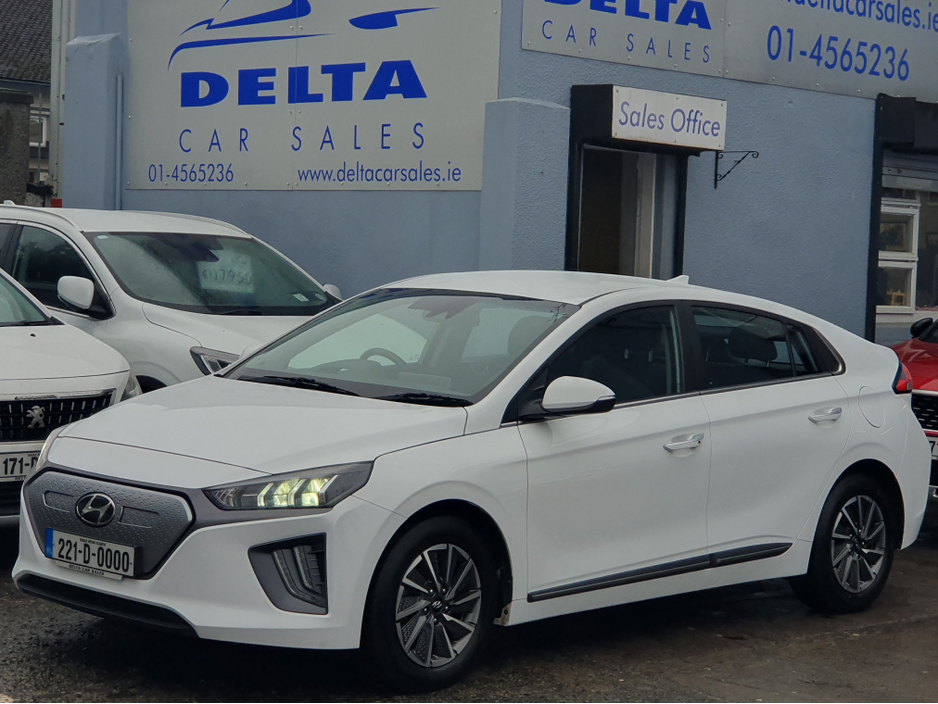 2022 Hyundai Ioniq PREMIUM AUTOMATIC FULLY ELECTRIC NCT 02/28 FINANCE AVAILABLE @ €59 PER WEEK HEATED SEATS/ SAT NAV/ TOUCH SCREEN MEDIA/ BLUETOOTH/ USB/ REVERSE CAMERA/ HISTORY CHECKED €14,950