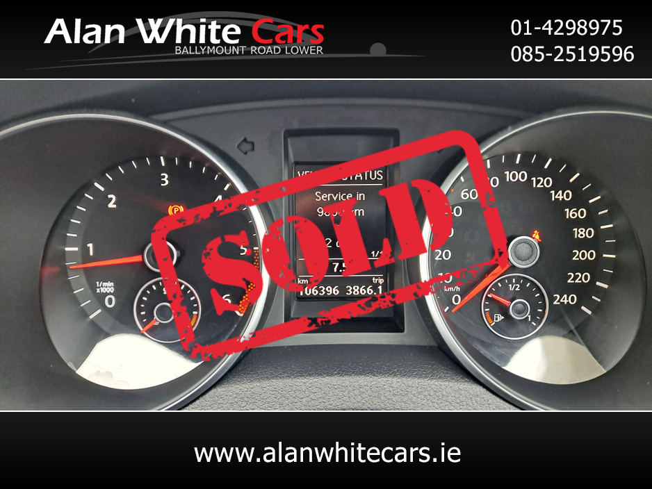 2012 Volkswagen Golf EDITION-R TDI MANUAL 1.6Tdi 5DR