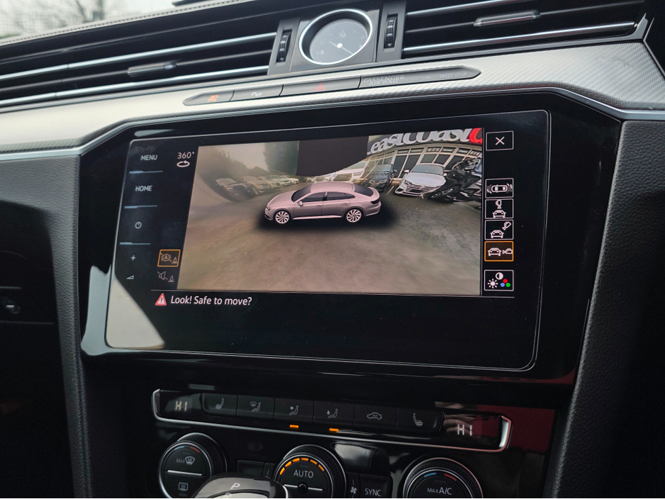 2018 Volkswagen Arteon 2.0 TSI R LINE EDITION 4 MOTION 280BHP - VIRTUAL DASH- FULL LEATHER HEATED ELECTRIC SEATS - SAT NAV - CARPLAY ANDROIDAUTO - BLIND SPORT - 360 PARKING SENSORS  - SELF PARKING ASSIST - 360 CAMER €27,950