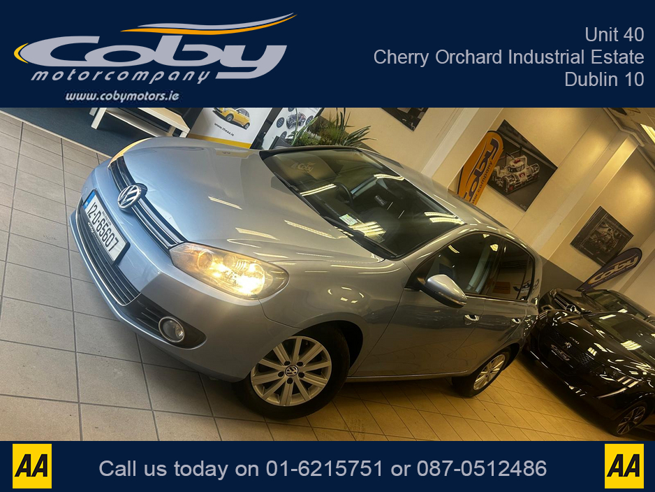 2012 Volkswagen Golf 1.2 5DR AUTO. NCT, Alloy Wheels, Air Conditioning, Irish Radio, Auto Lights/Wipers, Folding Rear Seats, Bluetooth, Full Electrics, FSH, & more. €8,450