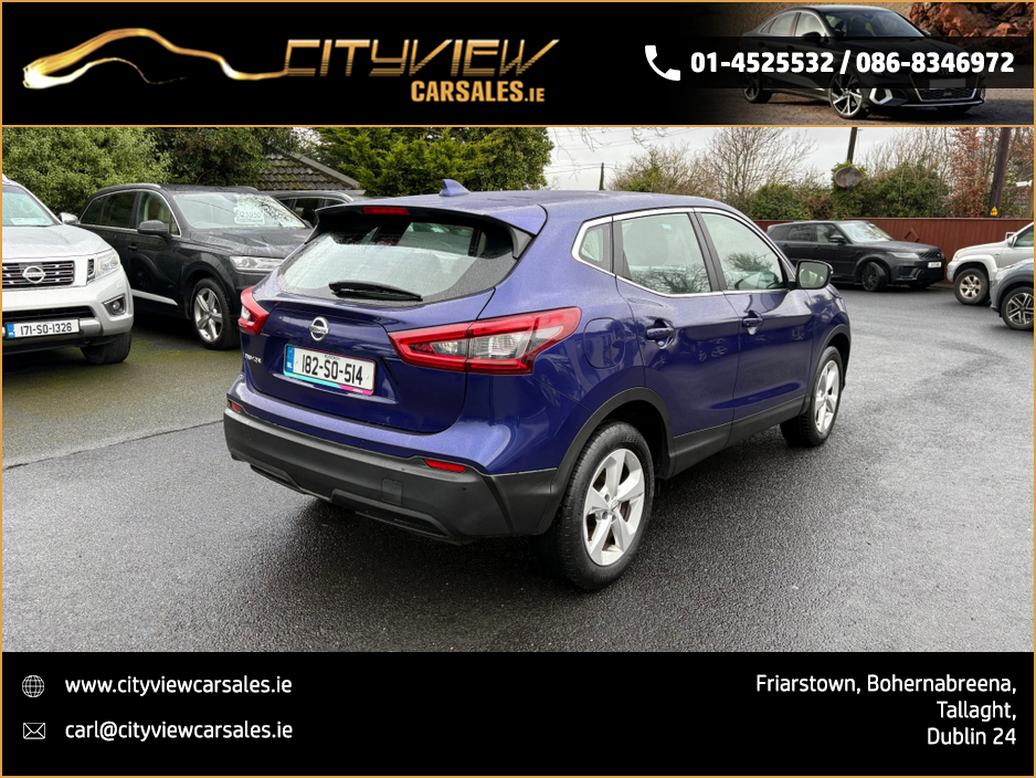 2018 Nissan Qashqai 1.5 DCI ACENTA PREMIUM 115PS 5DR €13,950