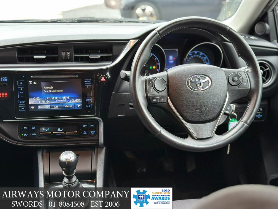2016 Toyota Auris 1.2T ICON 5DR - LOW KMS €14,995