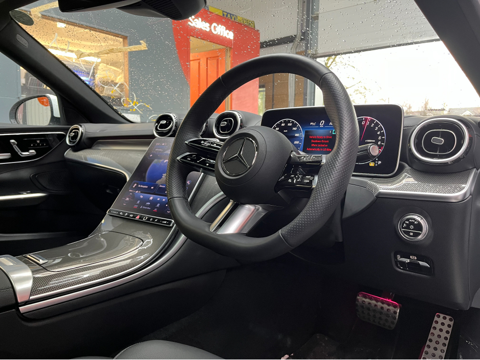 2024 Mercedes-Benz C Class €54950 2024 MERCEDES-BENZ C350E AMG-LINE 2.0 AUTOMATIC / CRUISE CONTROL / 360­° PARKING CAMERA / ELECTRIC MEMORY & HEATED SEATS / PADDLE SHIFTERS / PANORAMIC SUNROOF / AMBIENT LIGHTS €54,950