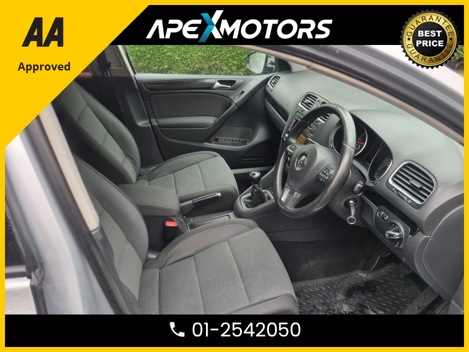 2012 Volkswagen Golf 2.0 TDI MATCH BLUEMOTION 140PS 5 5DR * RELIABLE & ECONOMICAL * BEAUTIFUL ALLOYS * IMMACULATE THROUGHOUT * NEW NCT DEC-26 * LOW TAX * STAMPED SERVICE HISTORY * AA APPROVED * 101 SAFETY CHECKLIST €3,949