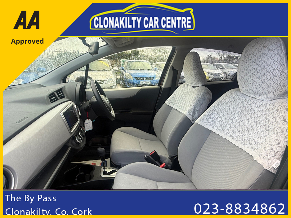 2013 Toyota Vitz Genuine Low Mileage Toyota Vitz Automatic 1.3 Petrol €9,950
