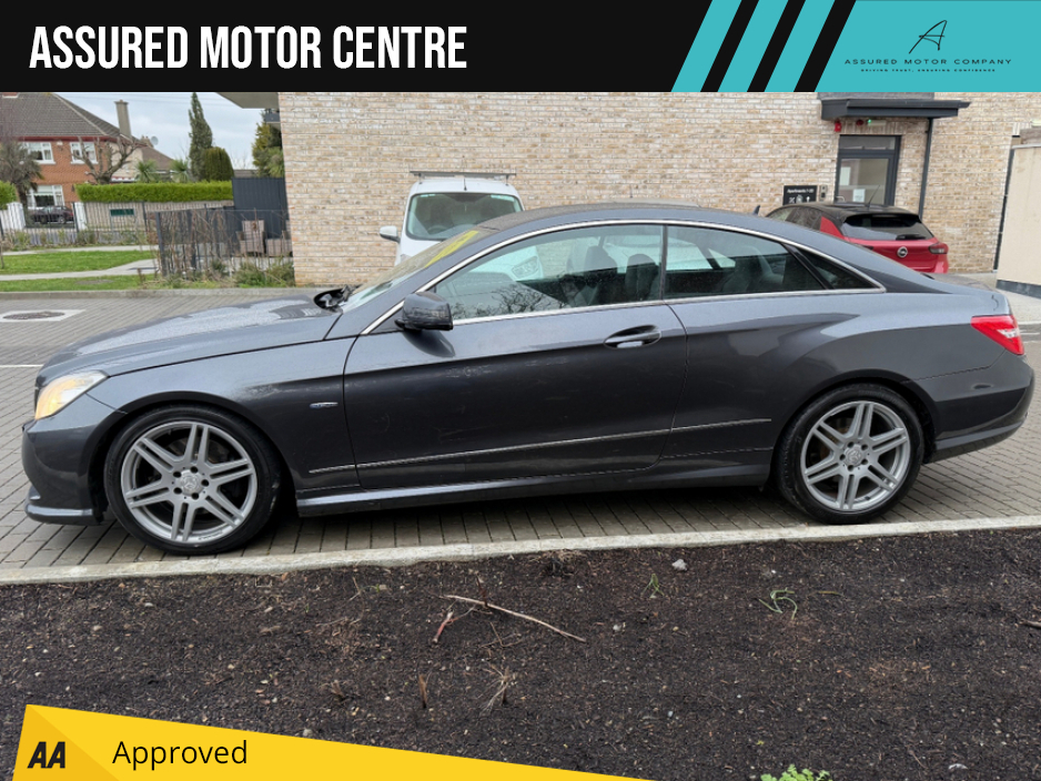 2011 Mercedes-Benz E Class E SERIES CDI AVANTGARDE SPORT 2DR AUTO**FULL BLACK LEATHER INTERIOR**REAR PARKING SENSORS**AMG STYLE ALLOY WHEELS**CRUISE CONTROL**BLUETOOTH**HISTORY CHECKED**FINANCE ARRANGED** €7,995