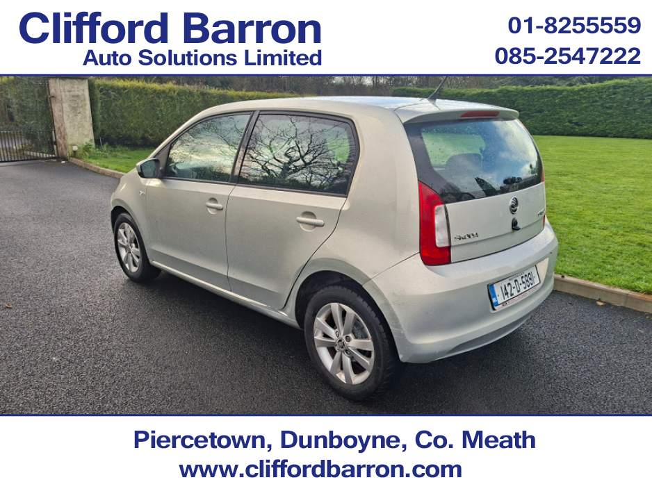 2014 Skoda Citigo ELEGANCE 5DR 1.0 MPI 75H ELE. 75HP ASG 4DR A €6,500