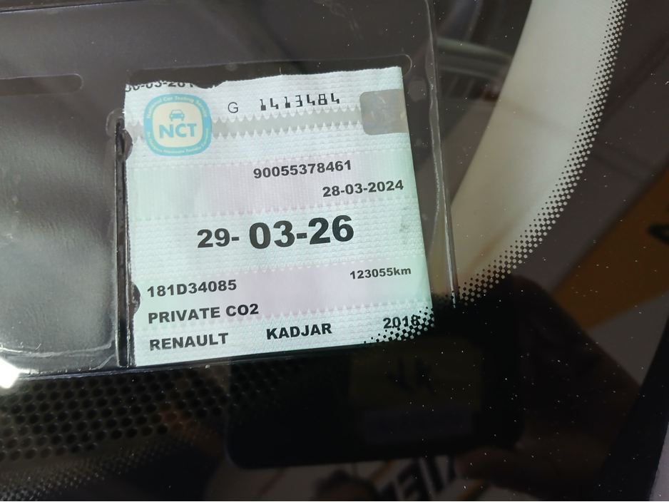 2018 Renault Kadjar 1.5 DCI SIGNATURE NAV : Leather / Suede : Rev Cam / Sat Nav : FINANCE ARRANGED : €14,950
