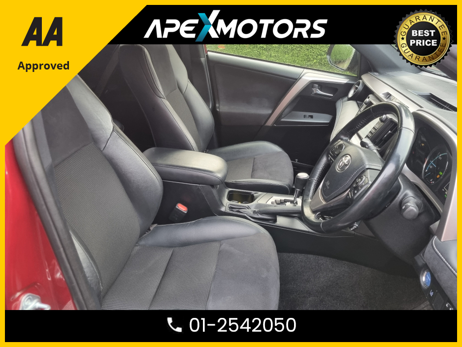 2018 Toyota Rav4 FINANCE ARRANGED * TOP-SPEC DESIGN HEV CVT VVT-I * NEW NCT DEC-27 * IMMACULATE * STAMPED SERVICE HISTORY * AA APPROVED * 101 SAFETY CHECKLIST * AUTOMATIC (DSG) * HEATED SEATS * COLOUR REVERSE CAMERA €19,949