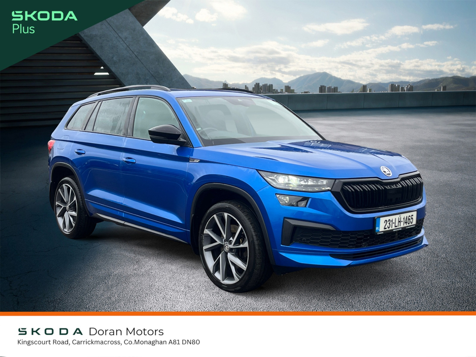 2023 Skoda Kodiaq 7S SPORT 2.0 TDI 150HP D DSG 5DR €46,900