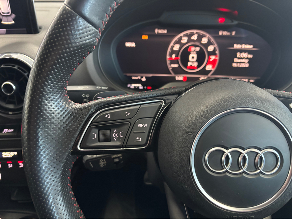 2017 Audi S3 *AUDI S3* *2.0 310BHP* *LOW MILEAGE* *DIGITAL DASH* *HEATED SEATS* *REVERSE CAMERA* *KEYLESS ENTRY* *BLIND SPOT ASSIST* *PARKING SENSORS* *FINANCE AVAILABLE* *TRADE INS WELCOME* €27,950