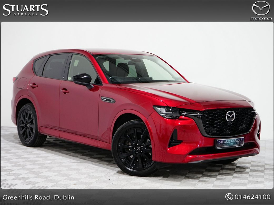 2022 Mazda CX-60 2.5 PHEV 327PS HOMURA, *JUST LISTED*HIGH SPEC* DRIVERS ASSISTANCE PACK, CONVENIENCE PACK, PAN PACK* SOUL RED CRYSTAL WITH BLACK LEATHER , RADAR CRUISE €38,945